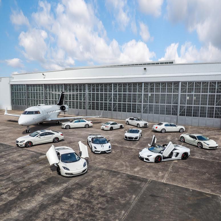 Exotic Car Rental Company in Miami, mph club®, Increases All White